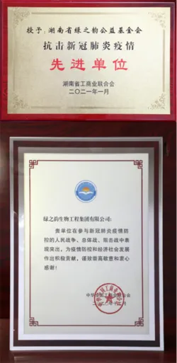 绿之韵:助力战疫,诠释民企担当